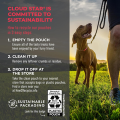 Cloud Star Wag More Bark Less Grain Free Meatballs Dog Treats with Beef