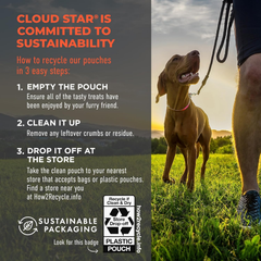 Cloud Star Wag More Bark Less Sliders Dog Treats, Beef Cheeseburger