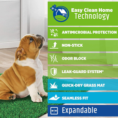 Four Paws Wee-Wee Premium Patch Indoor and Outdoor Pet Potty for Dogs l Dog Potty Training l Artificial Grass l Wee-Wee Patch