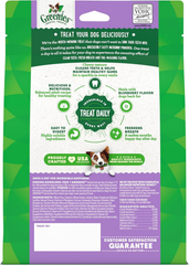 Greenies Teenie Natural Dental Care Dog Treats Blueberry Flavor