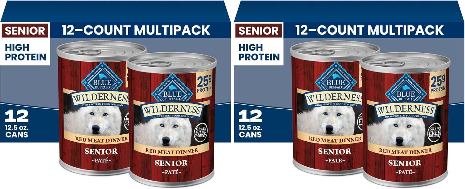 Blue Buffalo Wilderness Rocky Mountain Grain Free Red Meat Senior 12 / 12.5 oz