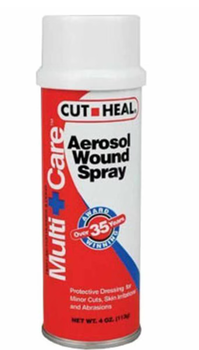 MANNA PRO-EQUINE Cut Heal Multi Care Wound Spray For Horse & Dog 4 OUNCE