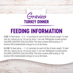 Wellness Complete Health Gravies Grain Free Canned Cat Food, Turkey Dinner, 3 Ounces (Pack of 12)