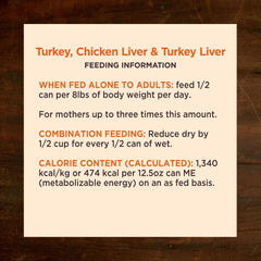 Wellness CORE Natural Wet Grain Free Canned Dog Food, Turkey & Chicken