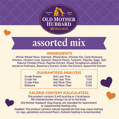 Old Mother Hubbard by Wellness Training Bitz Assorted Mix Natural Oven-Baked Biscuits Dog Treats, 8 Ounce Bag