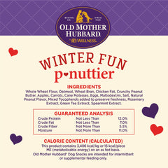 Old Mother Hubbard by Wellness Winter Fun P-Nuttier Natural Oven-Baked Biscuits Dog Treats, 16 Ounce Bag