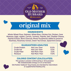 Old Mother Hubbard by Wellness Classic Original Mix Natural Small Oven-Baked Biscuits Dog Treats, 20 Pound Box