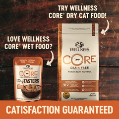 Wellness CORE Signature Selects Grain Free Canned Cat Food, Shredded Chicken & Beef Entree in Sauce, 2.8 Ounces (Pack of 12)