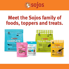 Sojos Complete Chicken Recipe Adult Freeze-Dried Grain-Free Raw Dog Food, 1.75 Pound Bag