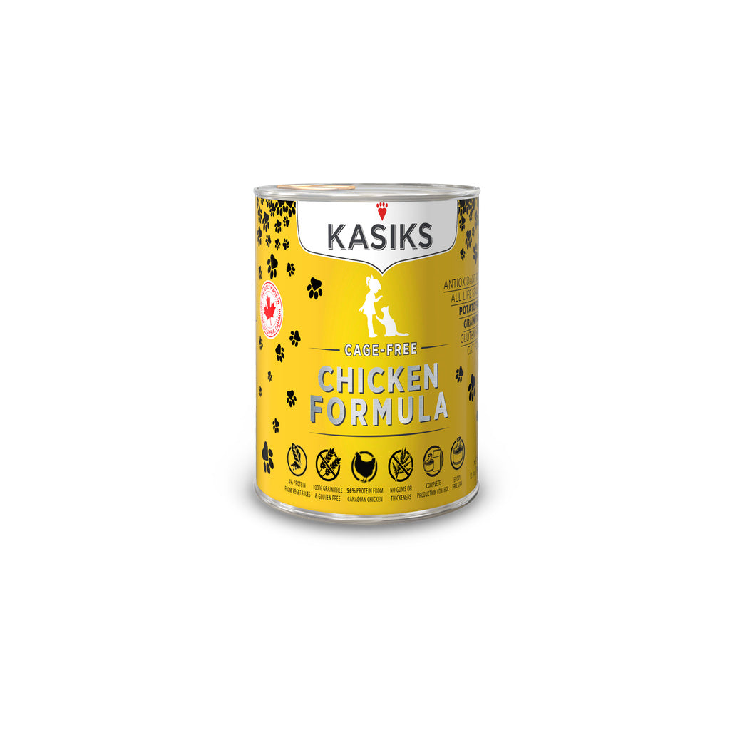 Kasiks Cage-Free Chicken CAT Food 12.2oz, 12 cans