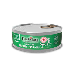 FirstMate Limited Ingredient Can Cage-Free Turkey Cat 3.2oz, 24 cans