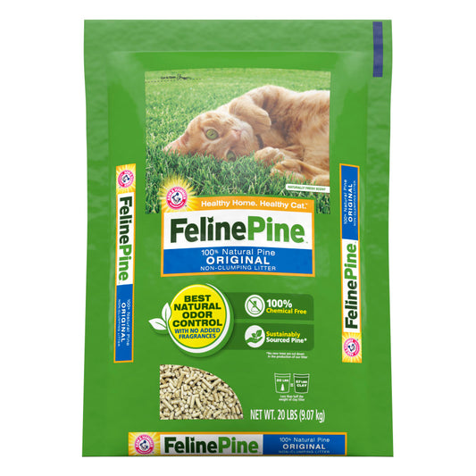 Feline Pine Original Non-Clumping Cat Litter 1ea/20 lb