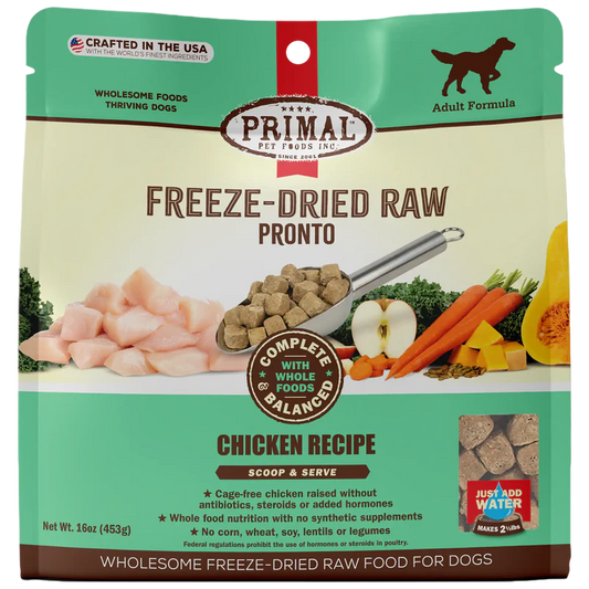 Canine Chicken Formula Freeze-Dried Pronto