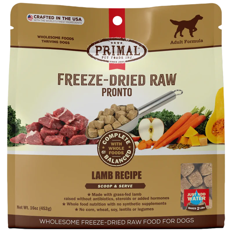 Canine Lamb Formula Freeze-Dried Pronto