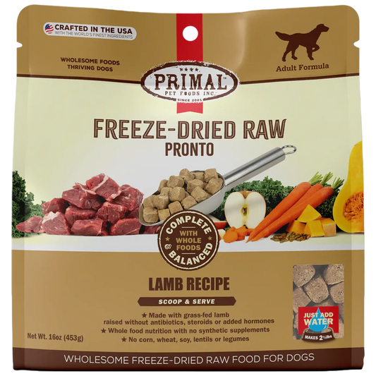 Canine Lamb Formula Freeze-Dried Pronto