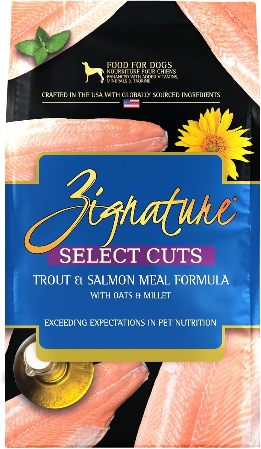 Zignature Select Cuts Trout & Salmon Formula Dry Dog Food 25lb