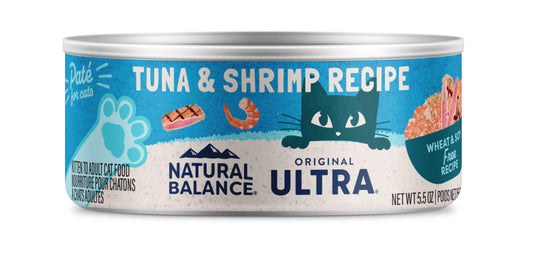 Dick Van Patten'S Natural Balance Tuna And Shrimp Canned Cat Food (Case Of 24), 5.5 Oz.