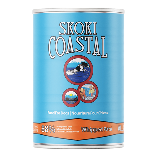 FirstMate Skoki Coastal Wet Dog Food (Pâté) – 12.2oz Cans (Case of 12)