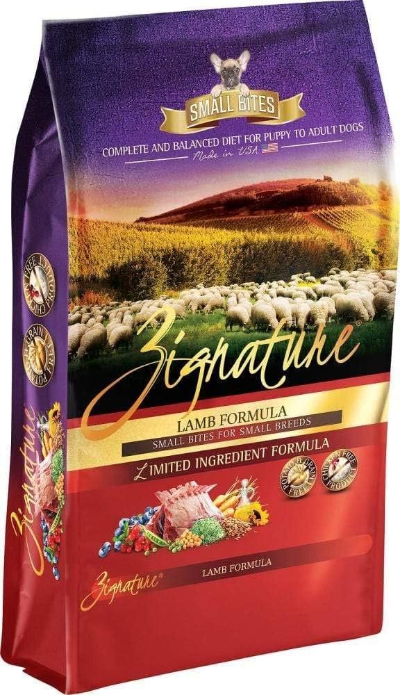 Zignature Lamb Small Bites Limited Ingredient Formula Dry Dog Food