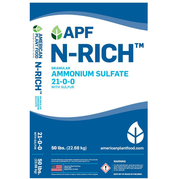 N-Rich™ Ammonium Sulfate 21-0-0 Fertilizer - 50 lb bag