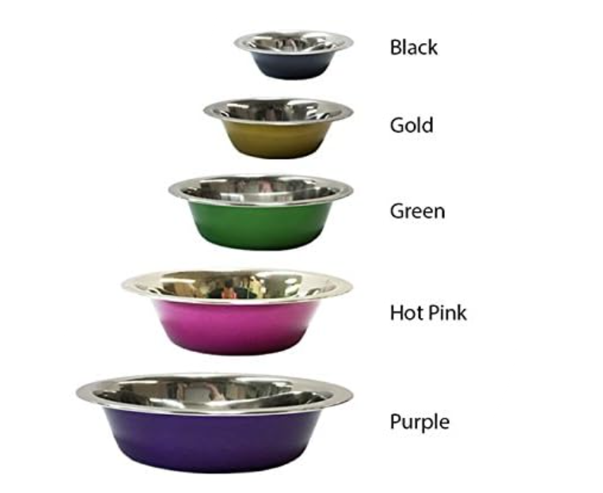 Valhoma® Stainless Steel Colored Bowl | 16 oz | 1 each
