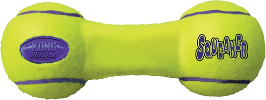KONG Air Dog Squeaker Dumbbell Dog Toy – Small