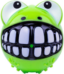 KONG Grinz Frog Dog Toy – Large Green