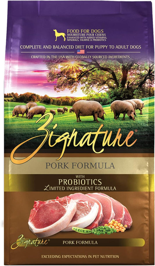 Zignature Pork Limited Ingredient Formula Dry Dog Food