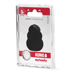 KONG Black Aluminum Tag ID tag