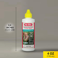 Durvet® No-Bite™ Ear Mite Control – 4 oz Fast Relief for Cats & Dogs