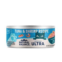 Dick Van Patten'S Natural Balance Tuna And Shrimp Canned Cat Food (Case Of 24), 5.5 Oz.