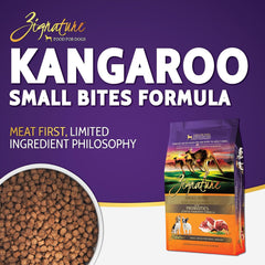 Zignature Kangaroo Limited Ingredient Formula Small Bites Dry Dog Food