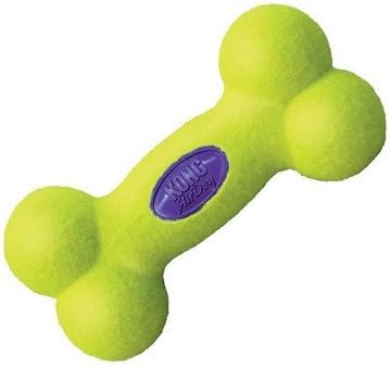 KONG Air Squeaker Yellow Bone Dog Toy