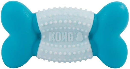 KONG Duets Dental Dog Toy - Raised Nubs with Dual Textures to Clean Teeth and Freshen Breath