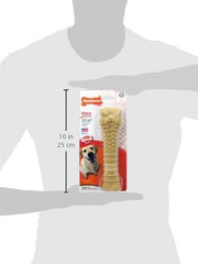 Nylabone Textured Knuckle Bone Power Chew Toy for Dogs, Durable & Tough Dog Toys for Aggressive Chewers, Peanut Butter Flavor, X-Large - Over 50 Ibs, 1 Count