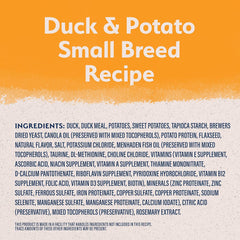 Natural Balance Limited Ingredient Small-Breed Adult Grain-Free Dry Dog Food, Reserve Duck & Potato Recipe, 4 Pound (Pack of 1)