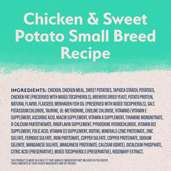 Natural Balance Limited Ingredient Small Breed Adult Grain-Free Dry Dog Food, Chicken & Sweet Potato Recipe, 12 Pound (Pack of 1)