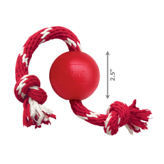 KONGÃ‚Â® Ball w/Rope Sm