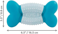 KONG Duets Dental Dog Toy - Raised Nubs with Dual Textures to Clean Teeth and Freshen Breath