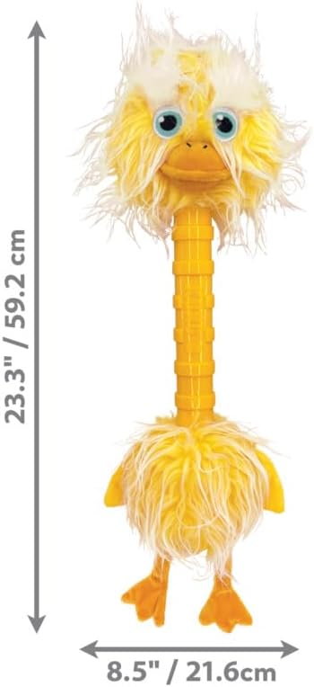 KONG Cruncheez Stretch Birds XL with Long Squeaky Neck