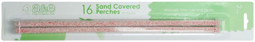 A&E Cage Company 52401367: Perch Replacement Sand 16In/2Pk