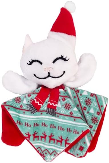 KONG Holiday Crackles Cat Toy - Santa Kitty - Assorted Patterns - With Catnip