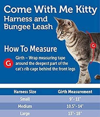 PetSafe Come with Me Kitty Harness and Bungee Leash, Small