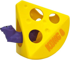 KONG Rewards Rocker - Wedge of Cheese - Interactive Puzzle Catnip/Treat Dispensing Toy