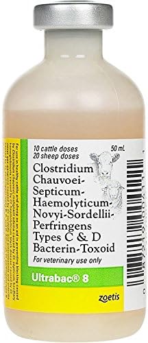 Zoetis 2644387C Ultrabac 8 way-10 dose 50ml