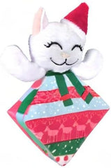 KONG Holiday Crackles Cat Toy - Santa Kitty - Assorted Patterns - With Catnip