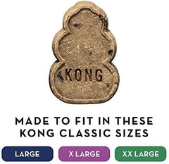 KONG - Snacks - All Natural Dog Treats Classic Rubber Toys - Liver Flavor for Large Dogs