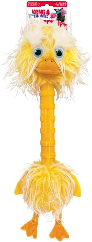 KONG Cruncheez Stretch Birds XL with Long Squeaky Neck