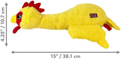 KONG Scruffs Plush Assorted Dog Toy (Chicken)