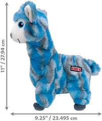 KONG Low Stuff Stripes Plush Dog Toy for All Sized Dog Breeds (Llama)